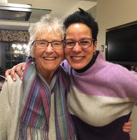 Rachel Boesing with her Mother