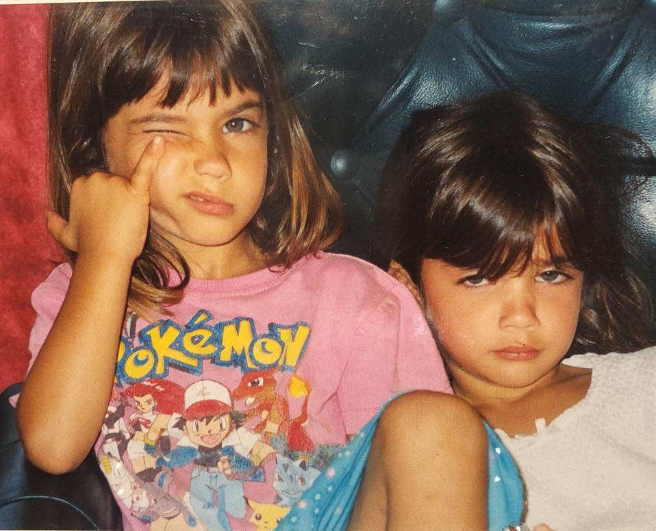 Renee Herbert twin sis in childhood