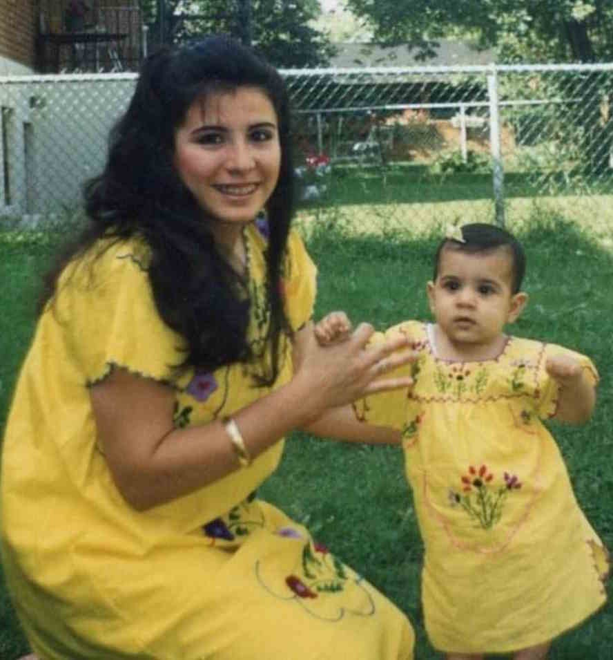 Emeraude Toubia in childhood